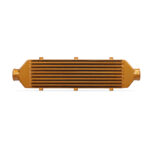 Mishimoto Universal Gold Z Line Intercooler Overall Size: 28x8x3 Core Size: 21x6x2.5 Inlet / Outlet - Image 2