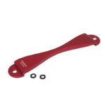 Mishimoto Subaru CNC Battery Tie-Down - Red - Image 2